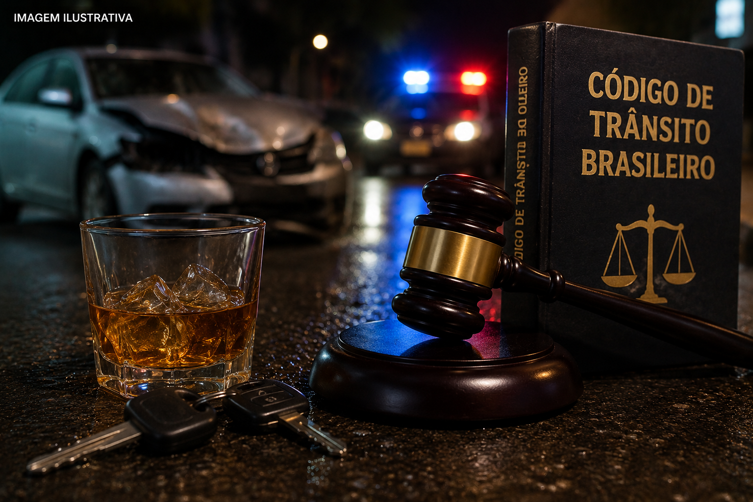 O que diz a lei sobre punição a motoristas bêbados que causam acidentes com morte