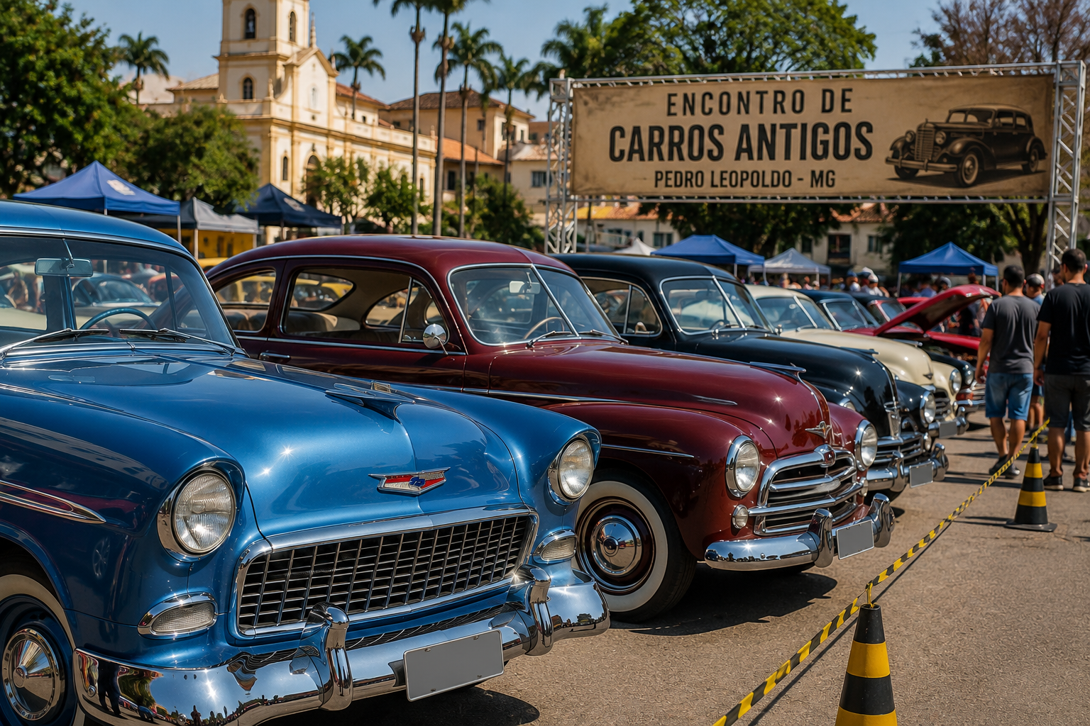 Encontro de carros antigos promete atrair público a Pedro Leopoldo neste domingo (2)