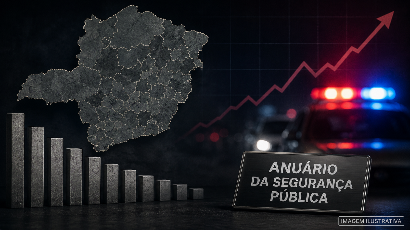 36 cidades de Minas Gerais aparecem na lista das cidades mais violentas do estado; Sete Lagoas e Vespasiano estão na lista; veja o ranking completo