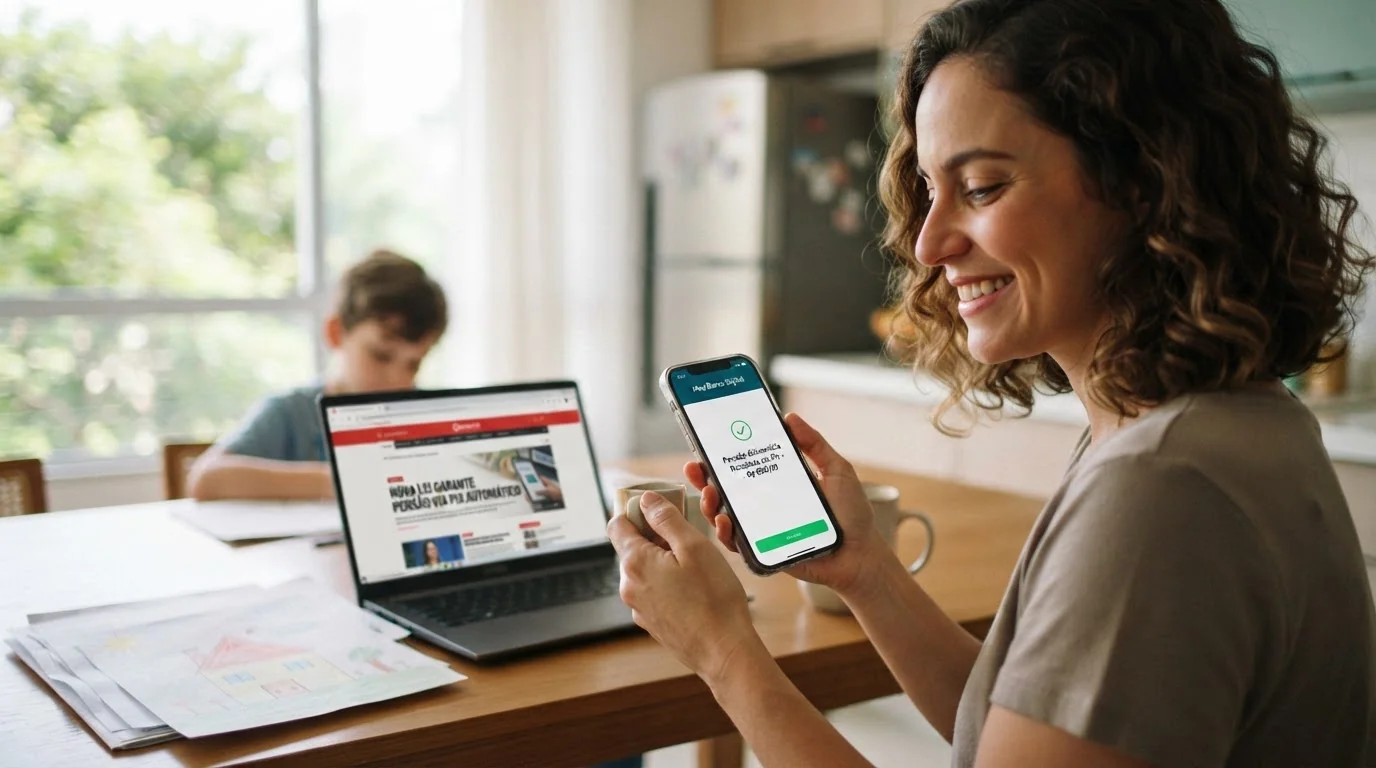 Lei cria sistema de transferência automática da pensão alimentícia via Pix