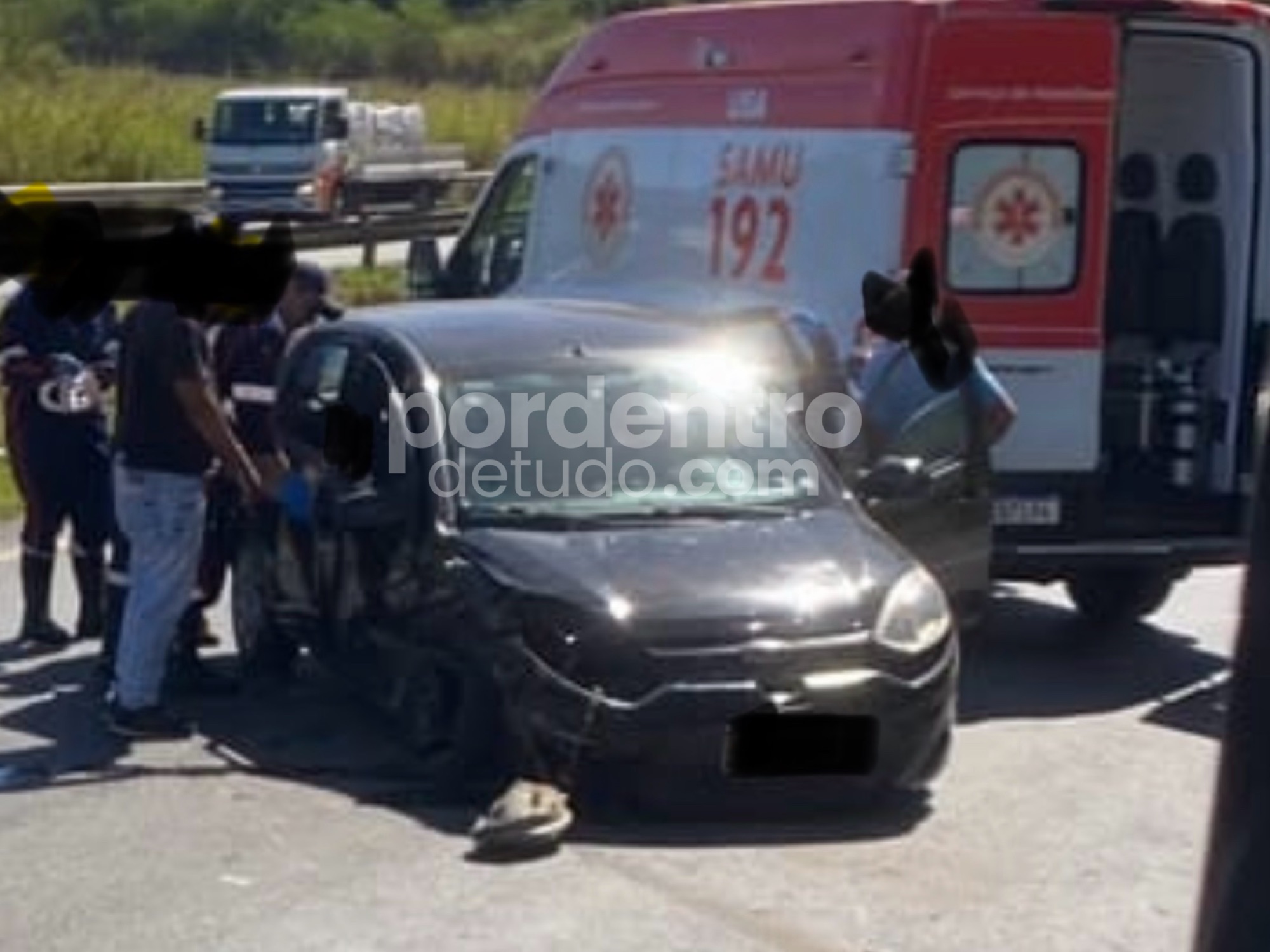 Acidente é registrado na MG-424 e mobiliza equipes de resgate em Pedro Leopoldo