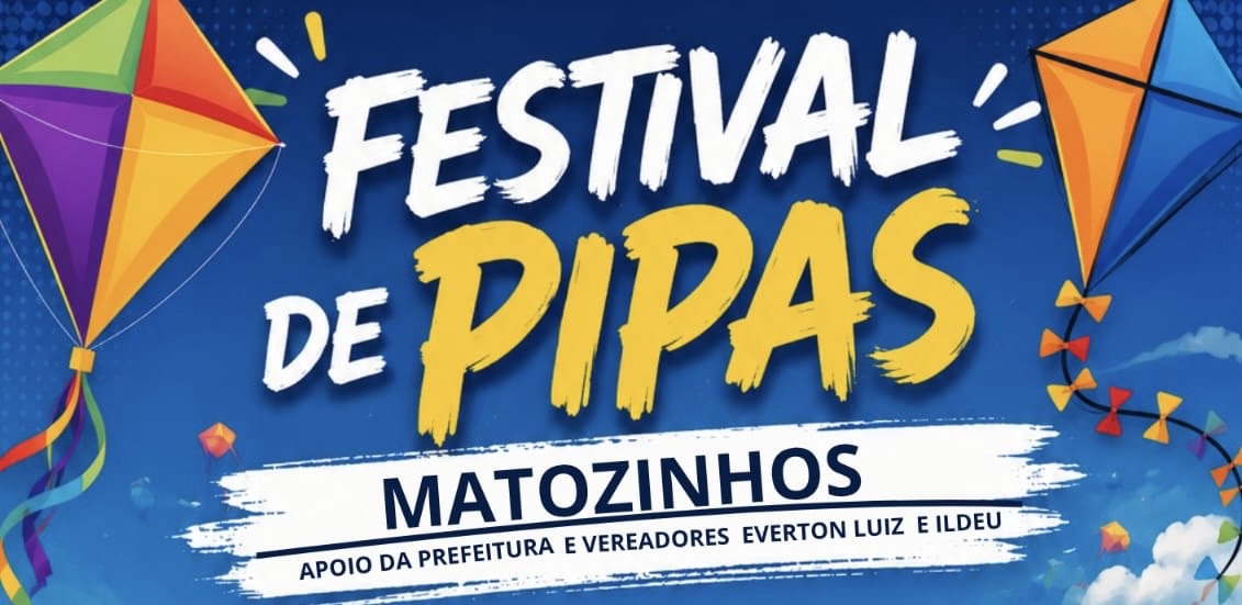 Festival de Pipas será realizado neste domingo em Matozinhos