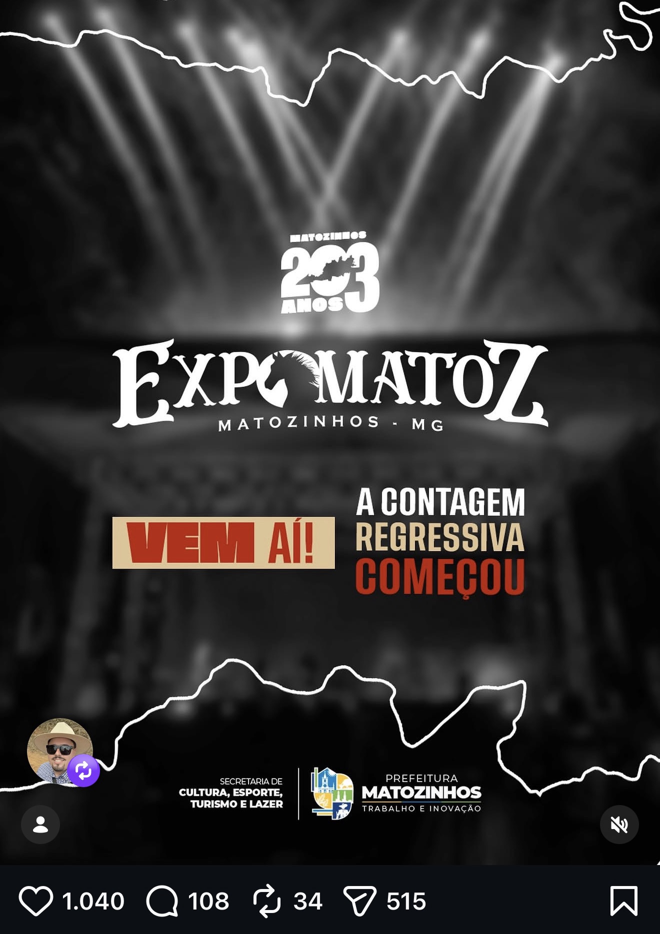 ExpoMatoz movimenta redes sociais com apoio ao evento, cobranças e respostas do Prefeito