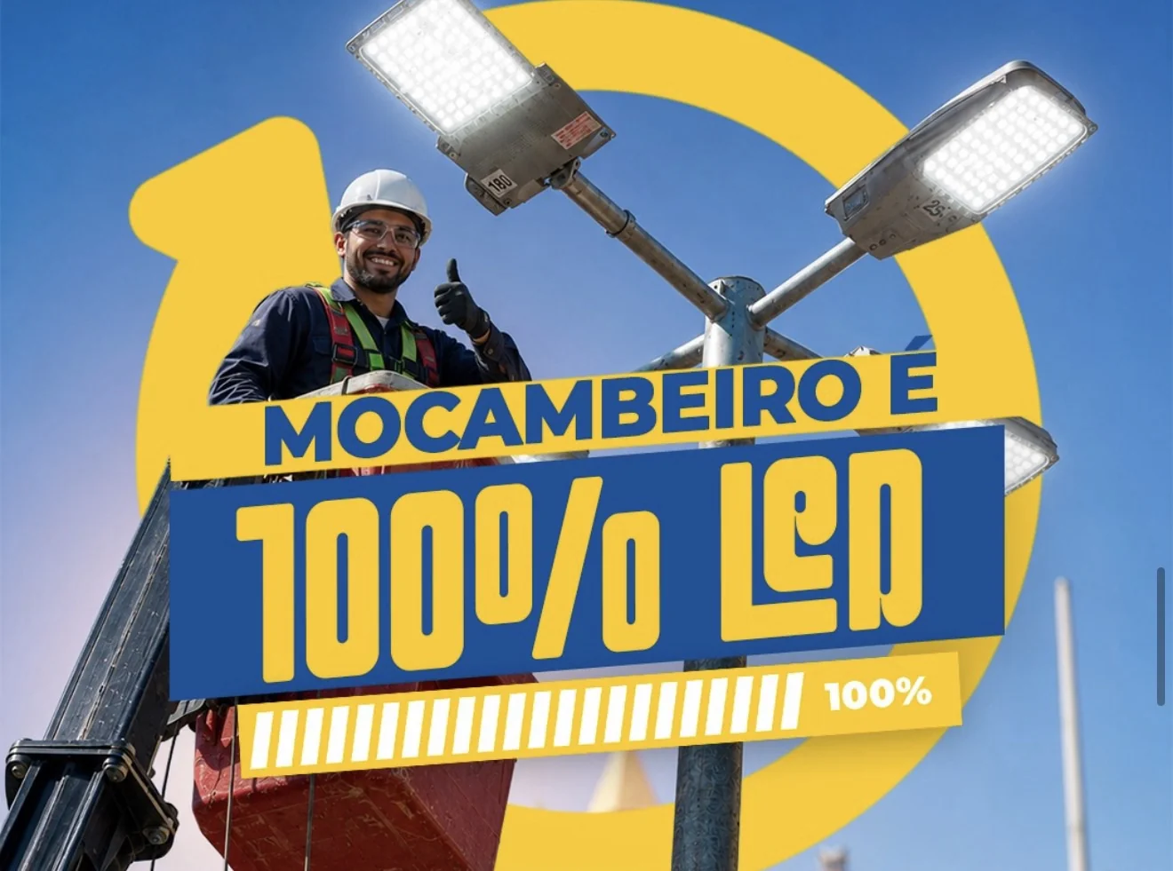 Mocambeiro se torna o primeiro bairro 100% LED em Matozinhos