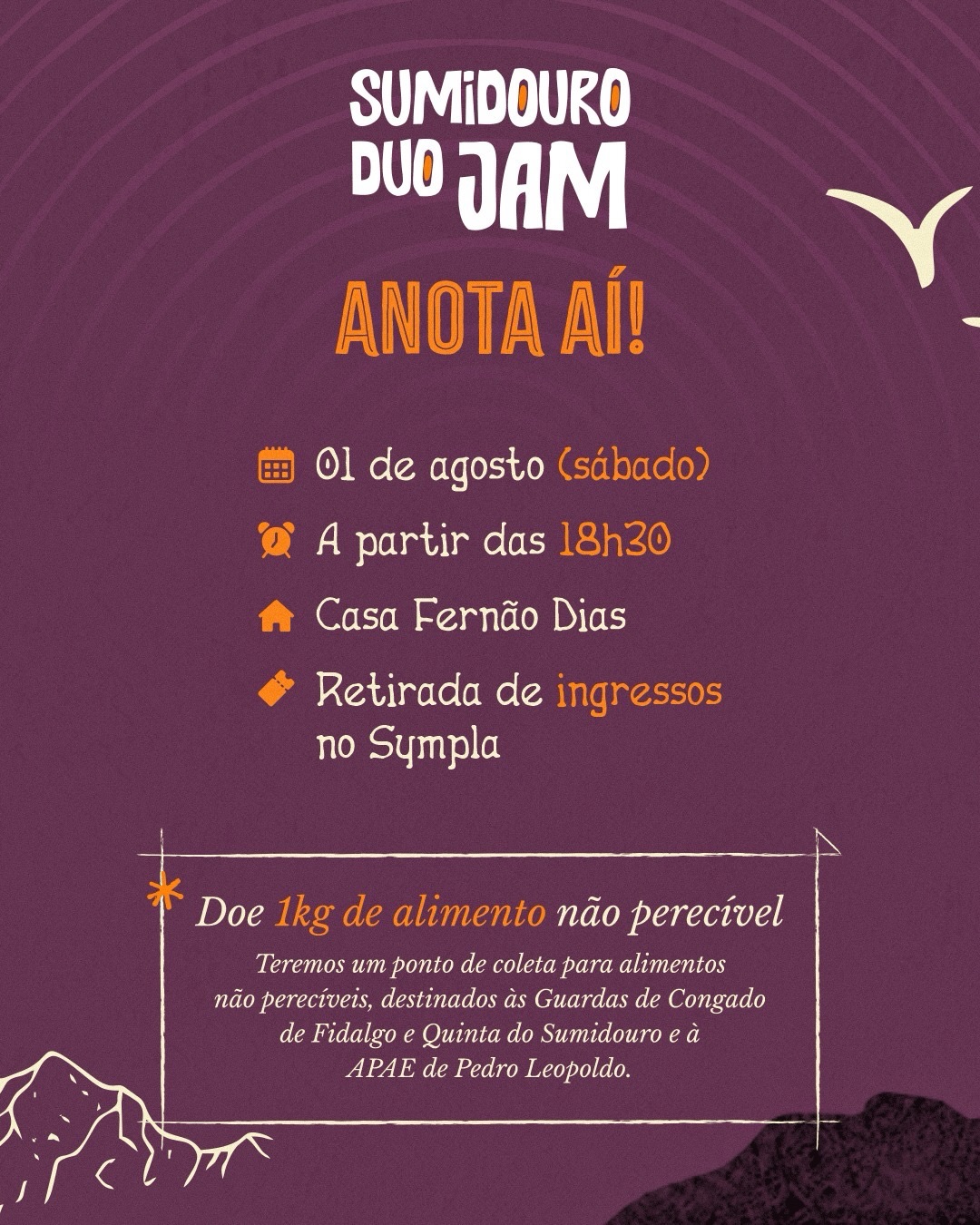 Festival Sumidouro em Cena promove noite de música e gastronomia em Pedro Leopoldo