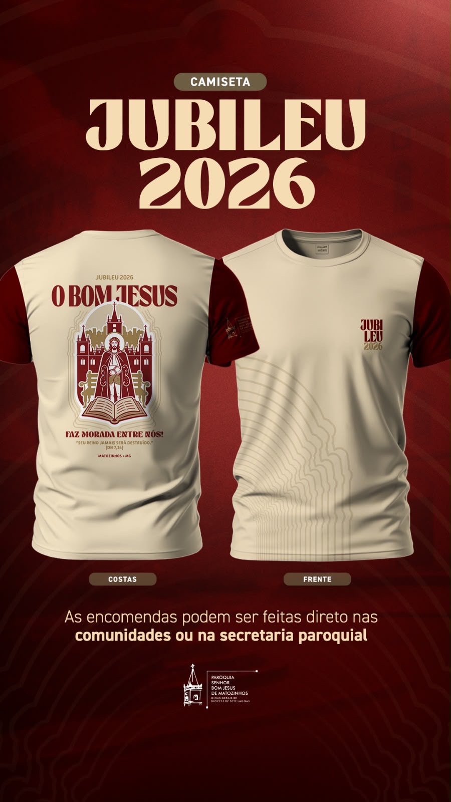 Hoje é o último dia para garantir a camisa do Jubileu de Matozinhos no primeiro lote