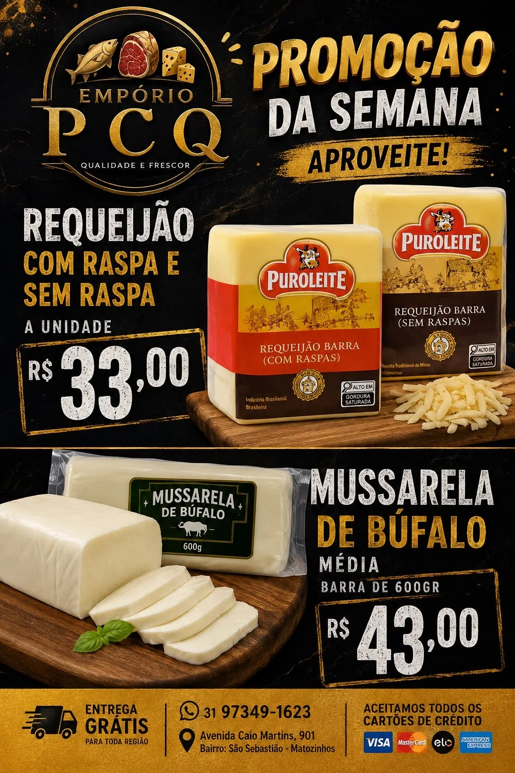 Empório PCQ anuncia promoções especiais nesta semana em Matozinhos