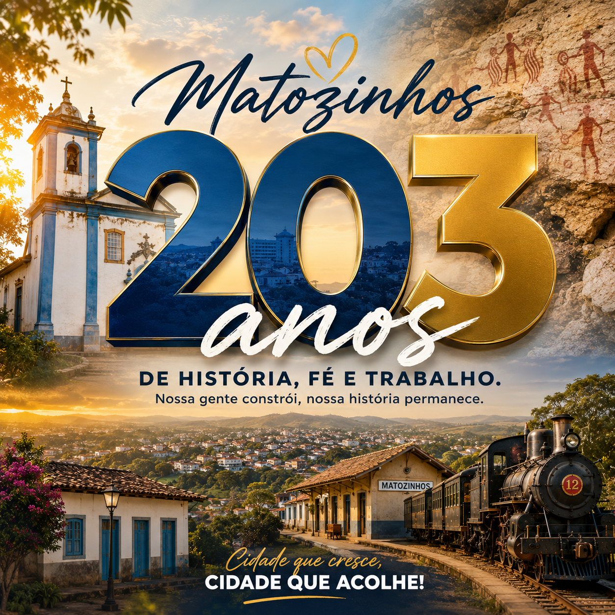 Matozinhos comemora 203 anos neste domingo
