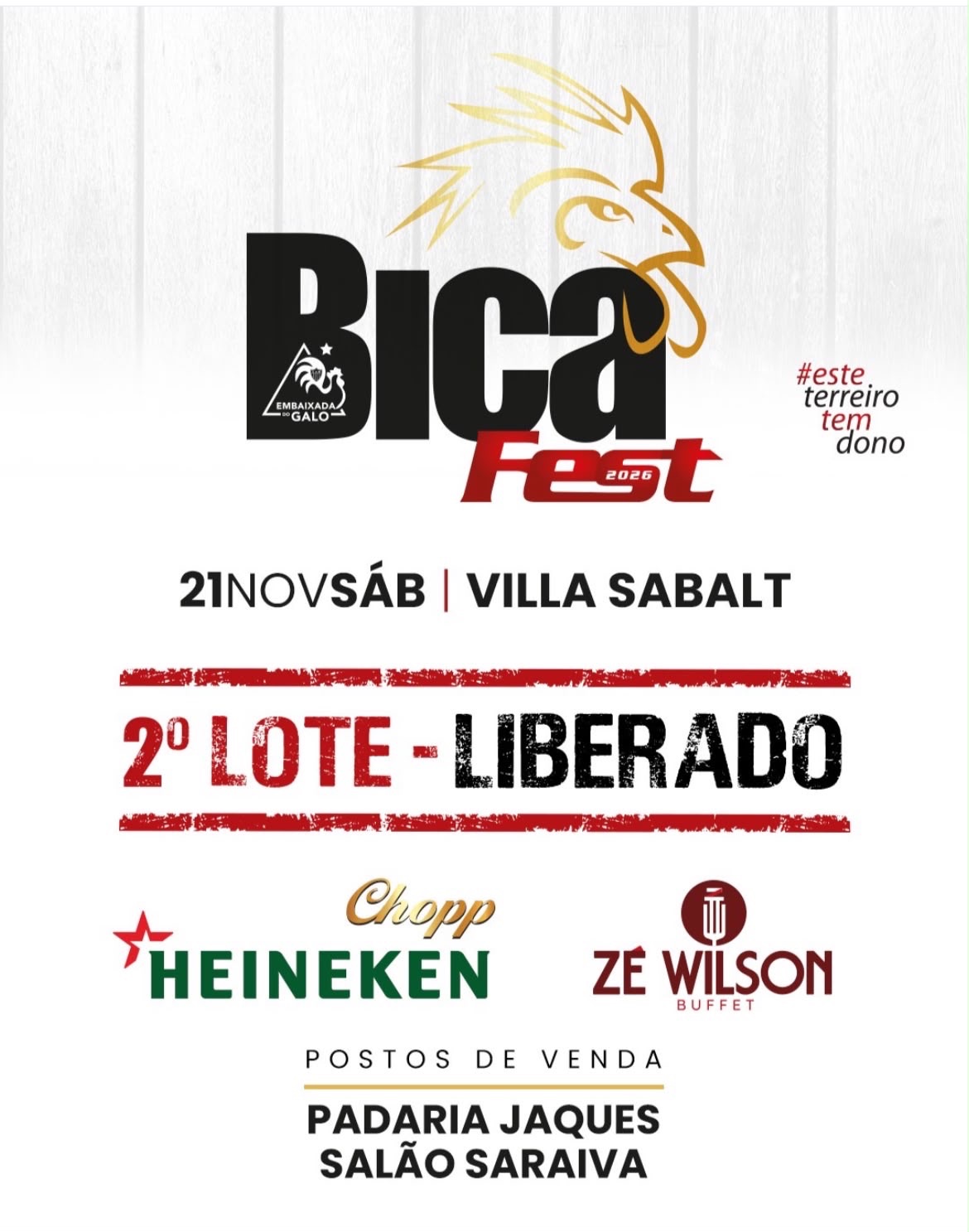 Bica Galo Fest confirma evento em Pedro Leopoldo