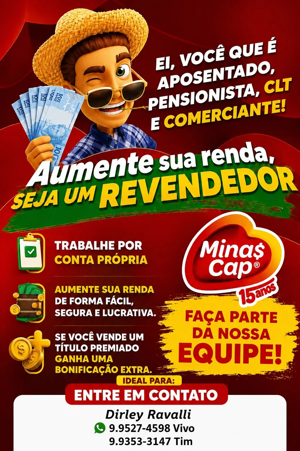 Minas Cap busca novos vendedores para ampliar renda com trabalho por conta própria