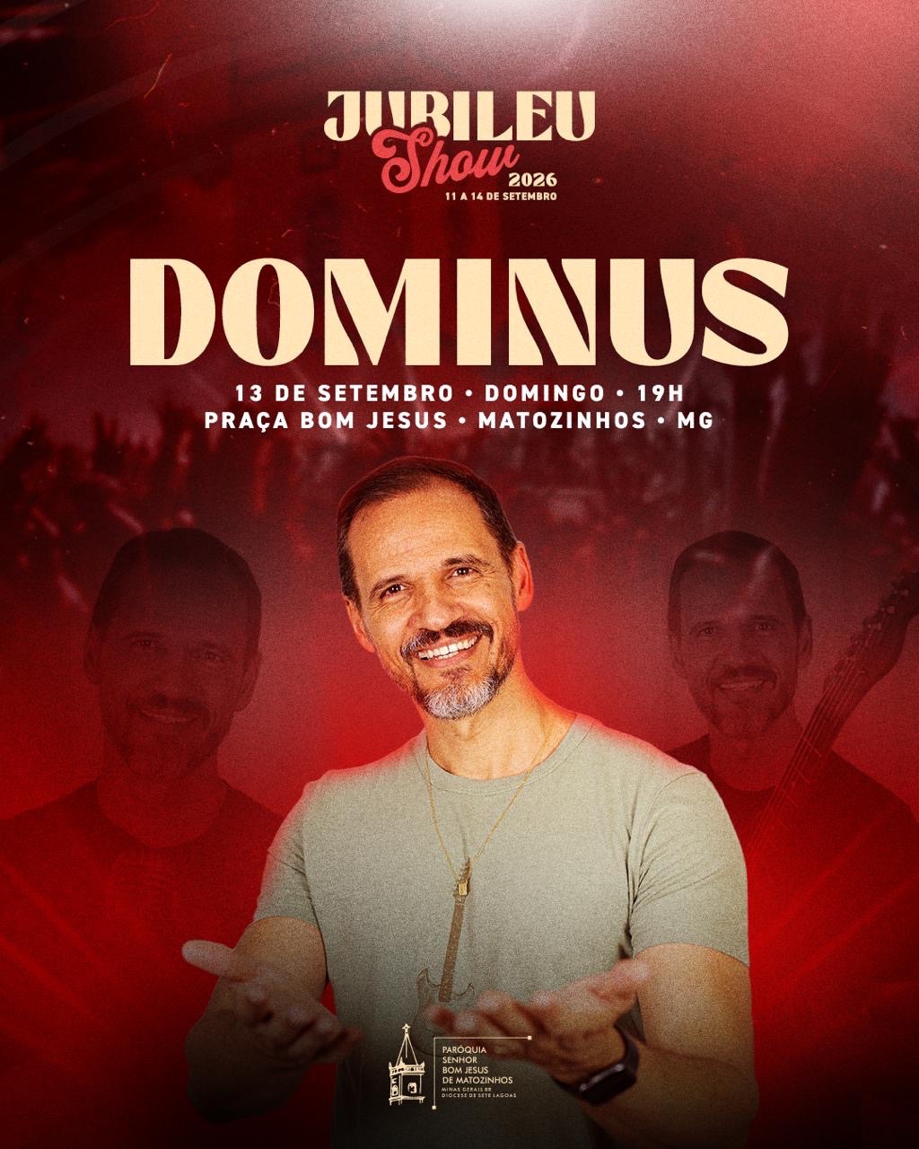 Dominus é atração confirmada no Jubileu Show 2026