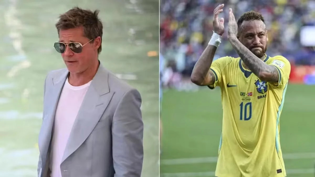 Brad Pitt diz que daria aulas a Neymar para simular faltas