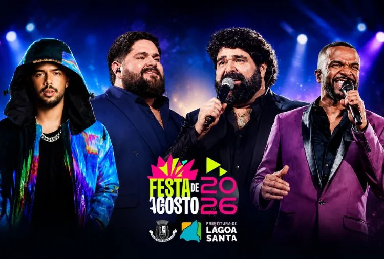 Festa de Agosto em Lagoa Santa começa hoje com show de César Menotti & Fabiano