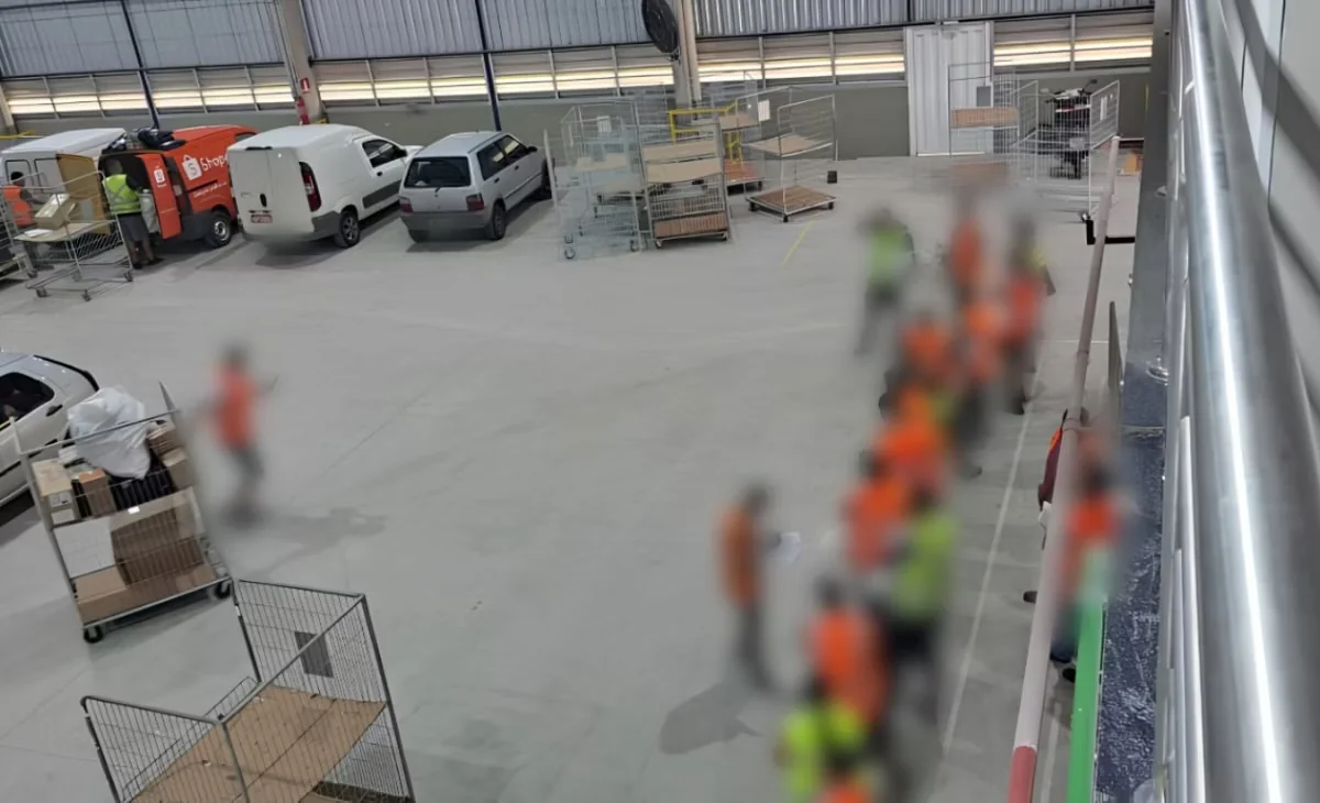 Fiscalização aponta 7.781 trabalhadores irregulares ligados à Shopee em MG