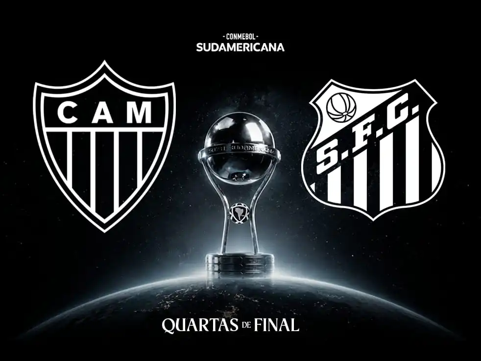 Galo e Santos fazem duelo inédito brasileiro na Sul-Americana