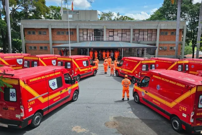 Bombeiros combatem nove incêndios na Grande BH