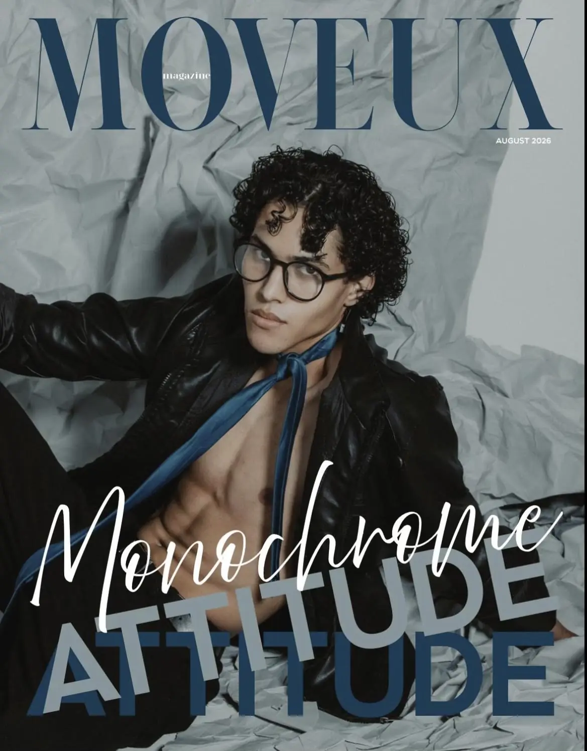 Modelo de Pedro Leopoldo estampa capa de revista de moda de Paris