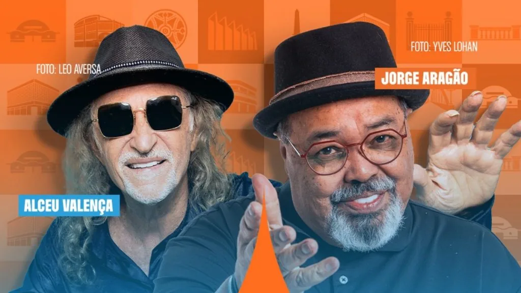 Alceu Valença e Jorge Aragão são atrações da Virada Cultural de BH