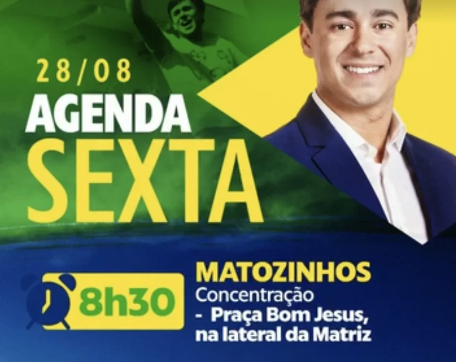 Nikolas Ferreira estará em Matozinhos nesta sexta-feira