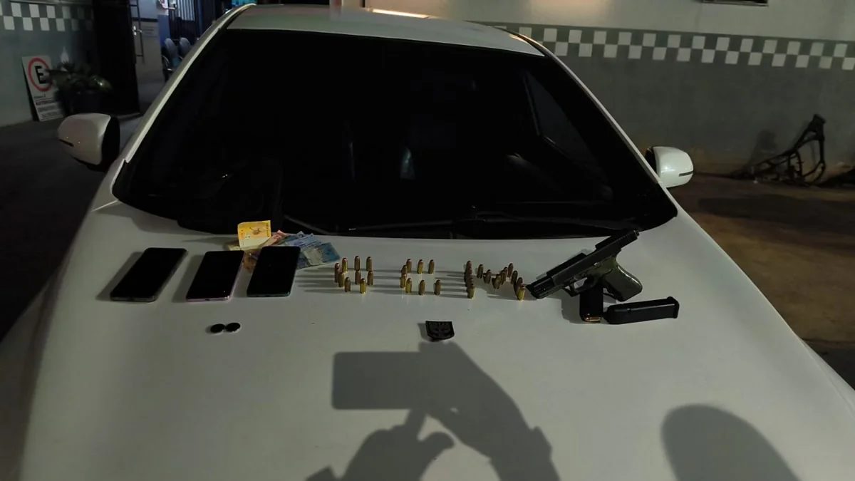 Apontado como chefe do PCC é preso com pistola em Santa Luzia