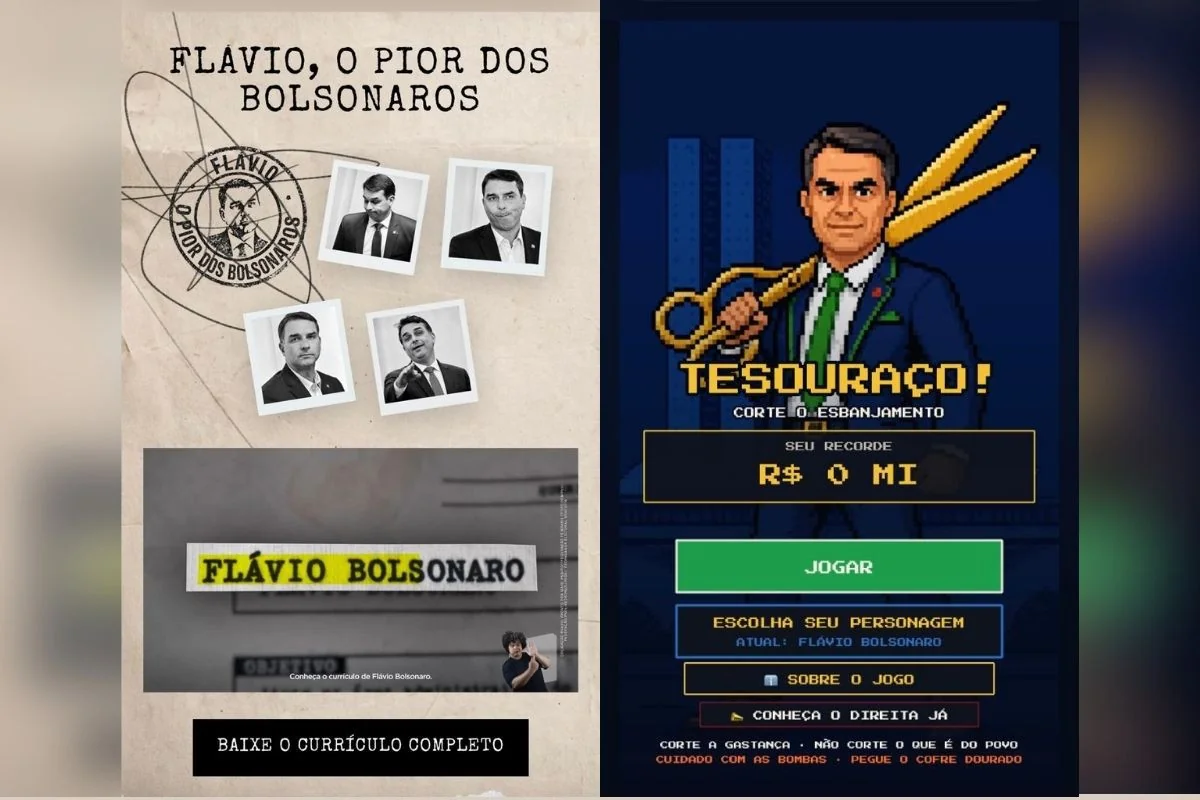 Campanhas de Lula e Flávio Bolsonaro trocam ataques no início da propaganda eleitoral