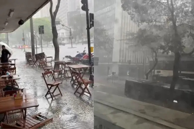Em 2 horas, região de BH registrou mais de 5 vezes o volume de chuva esperado para agosto