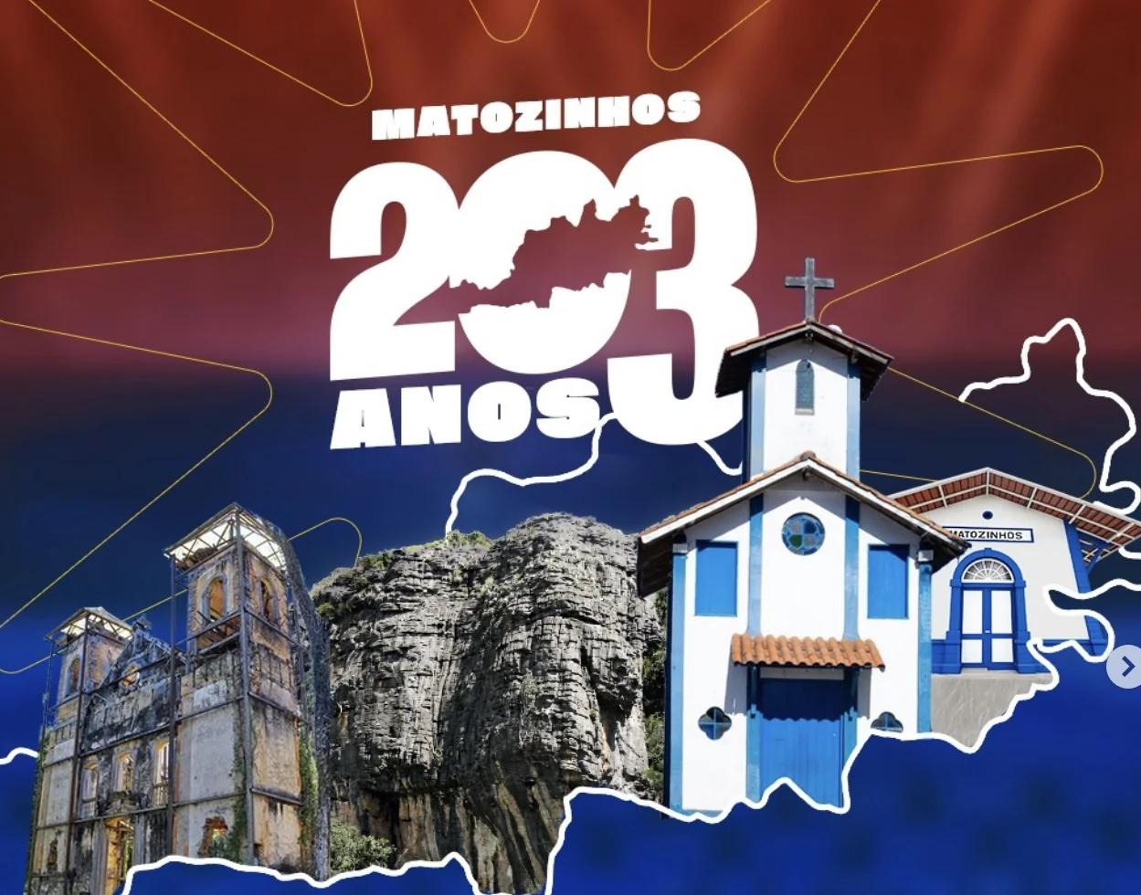 Matozinhos divulga programação oficial dos 203 anos com shows, Expomatoz e grandes eventos
