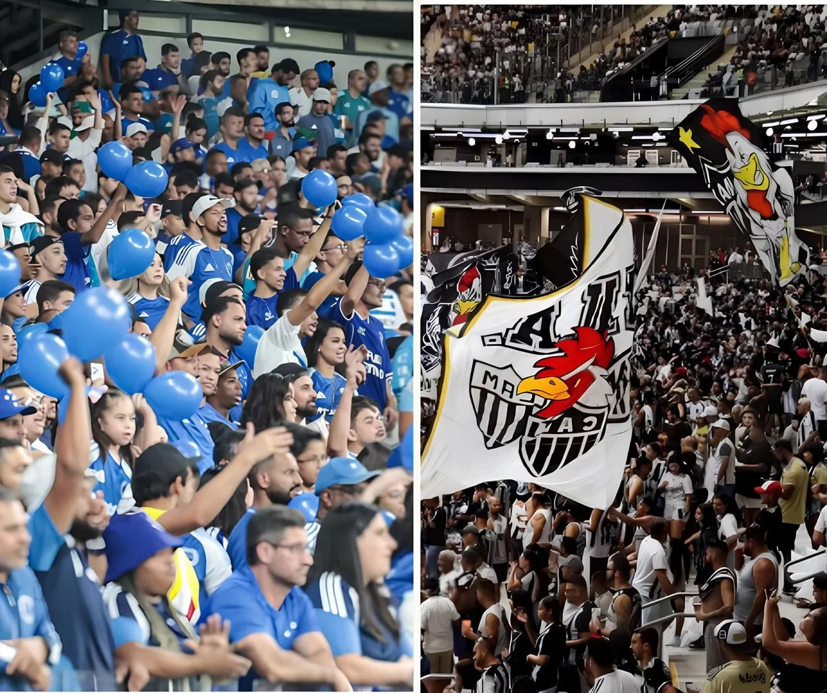 Pesquisa Datafolha aponta Cruzeiro à frente do Atlético entre as maiores torcidas do Brasil