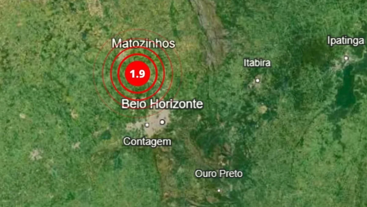 Matozinhos registra dois tremores de terra em menos de quatro horas