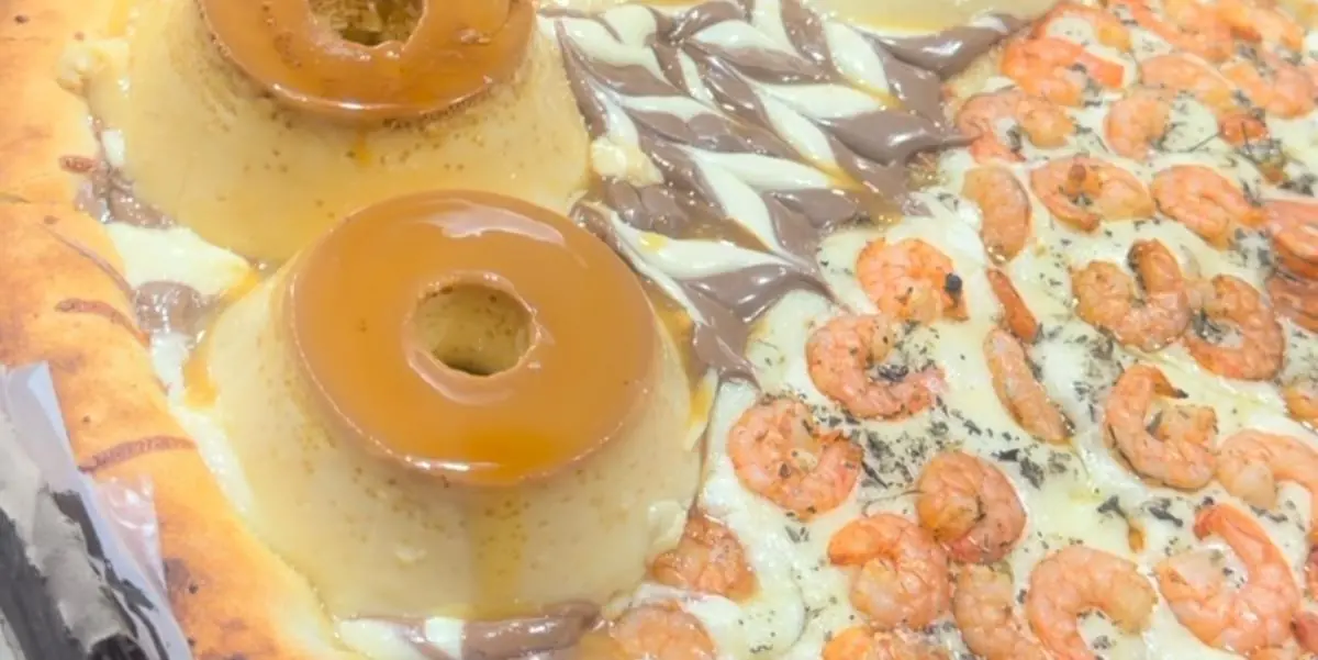 Pizza de pudim e camarão? Temos! Mas não entregamos em Minas