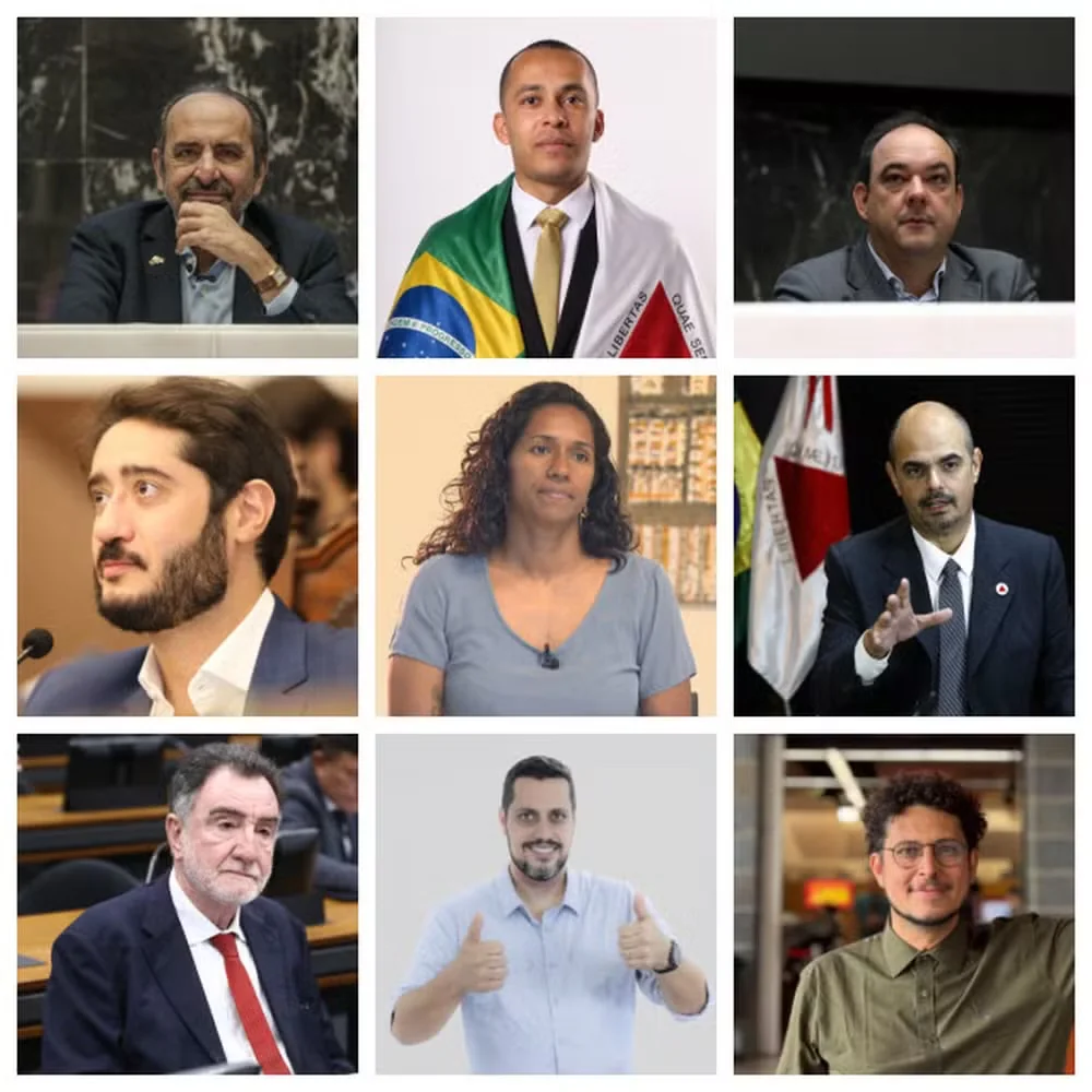 Nove candidatos disputam o Governo de Minas nas eleições de 2026