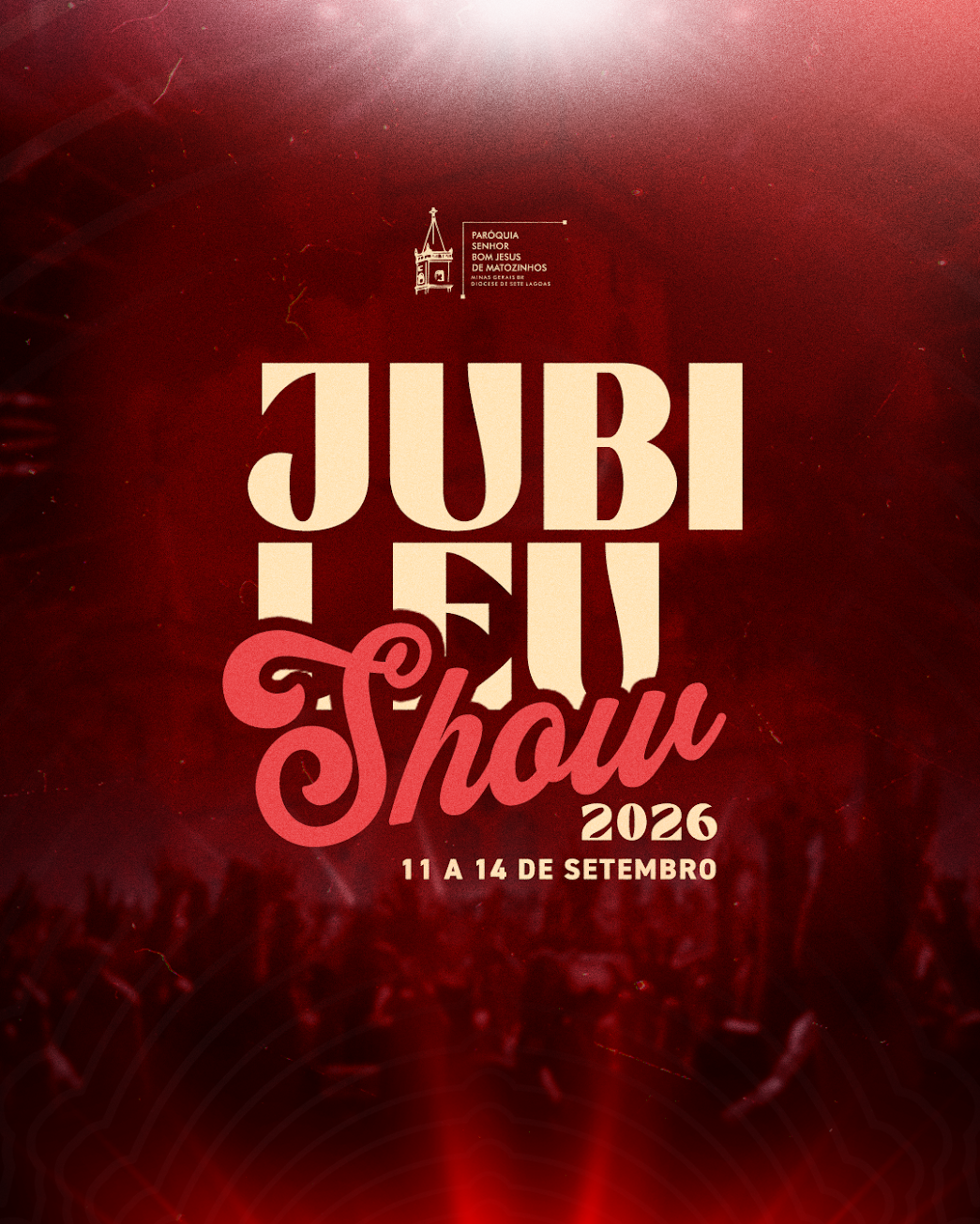 Jubileu de Matozinhos terá shows católicos em setembro