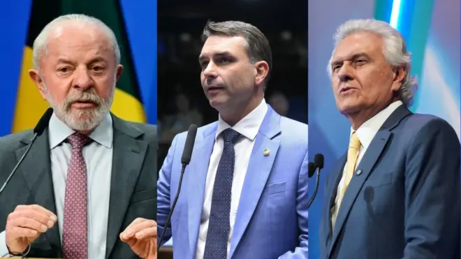 Lula empata com Flávio Bolsonaro em cenário de 2º turno