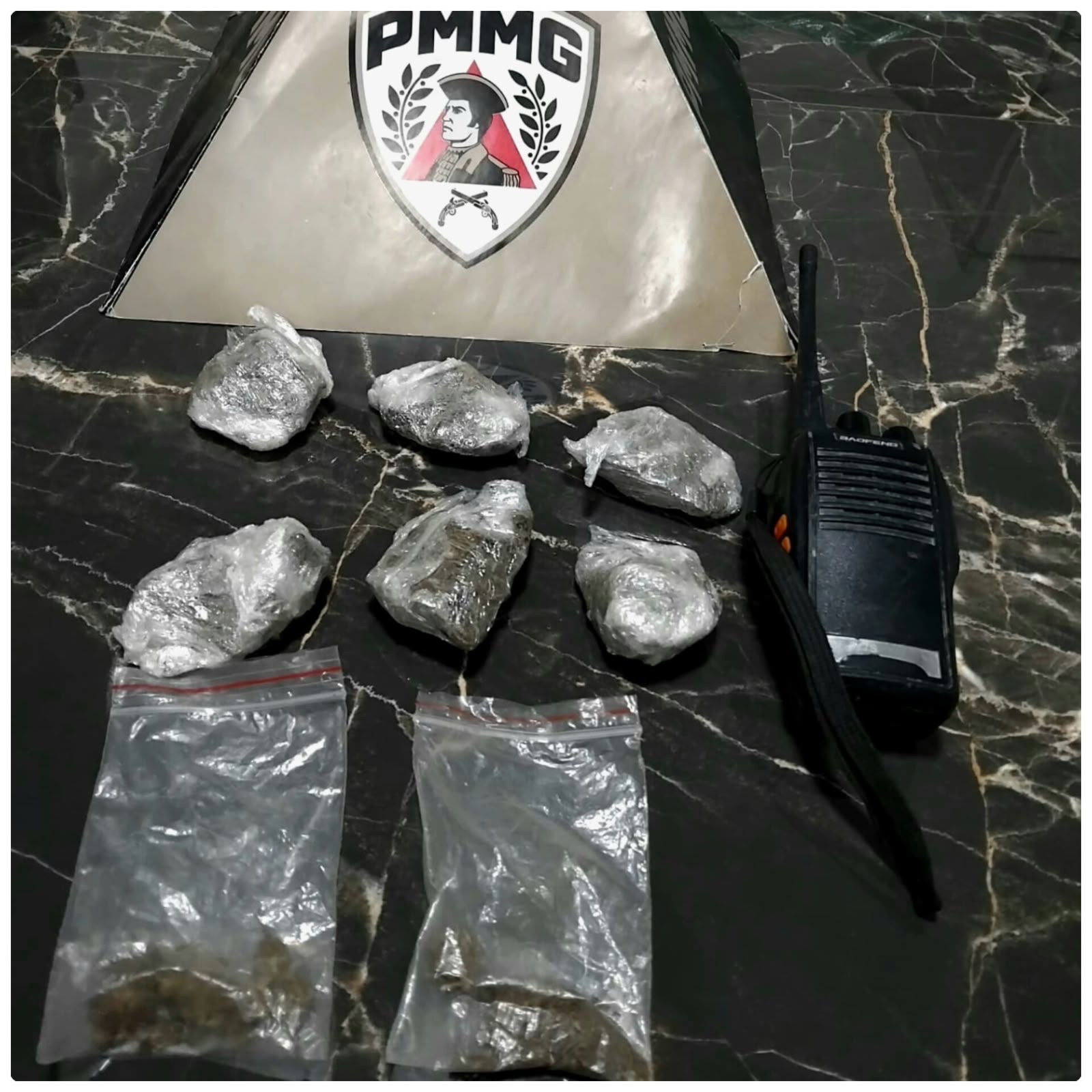 Homem é preso suspeito de tráfico de drogas em Capim Branco