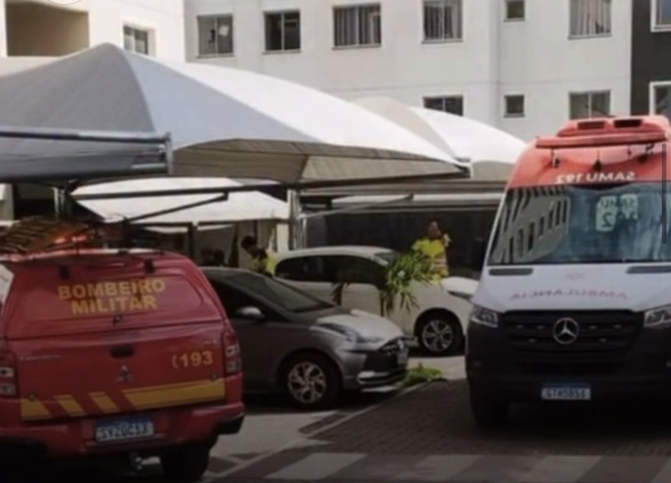VÍDEO: Mulher morre após queda de prédio em Vespasiano