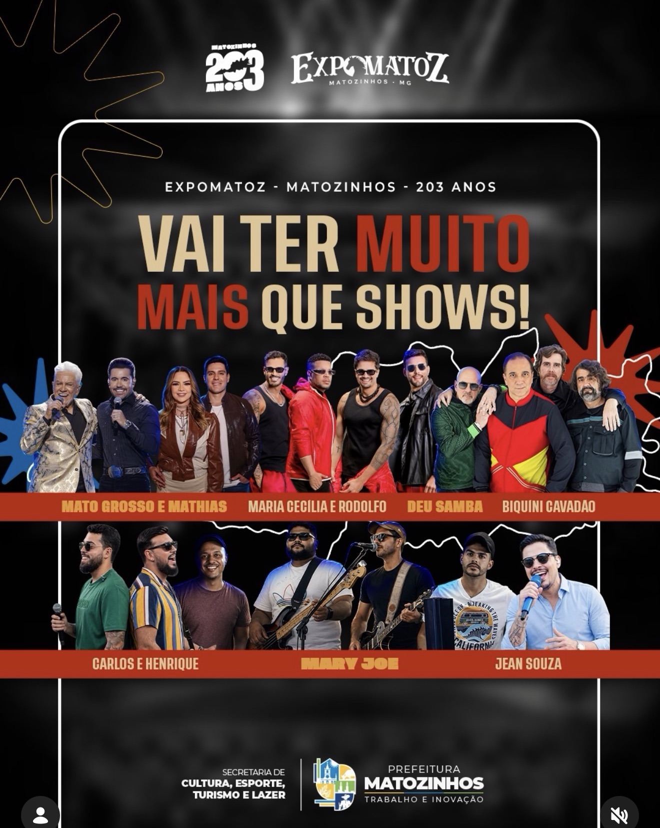 ExpoMatoz reúne grandes atrações musicais neste fim de semana