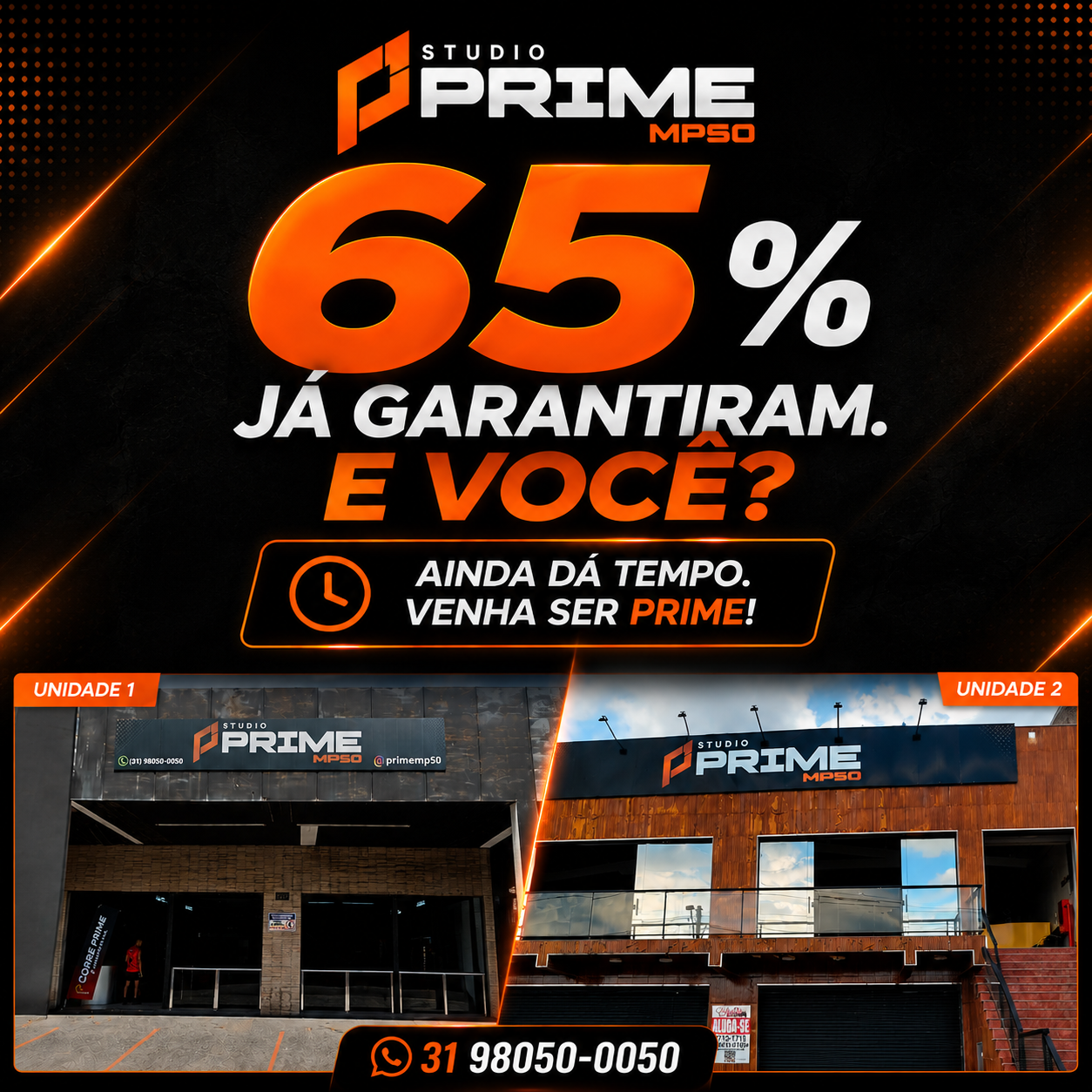 Studio Prime anuncia promoção em Matozinhos