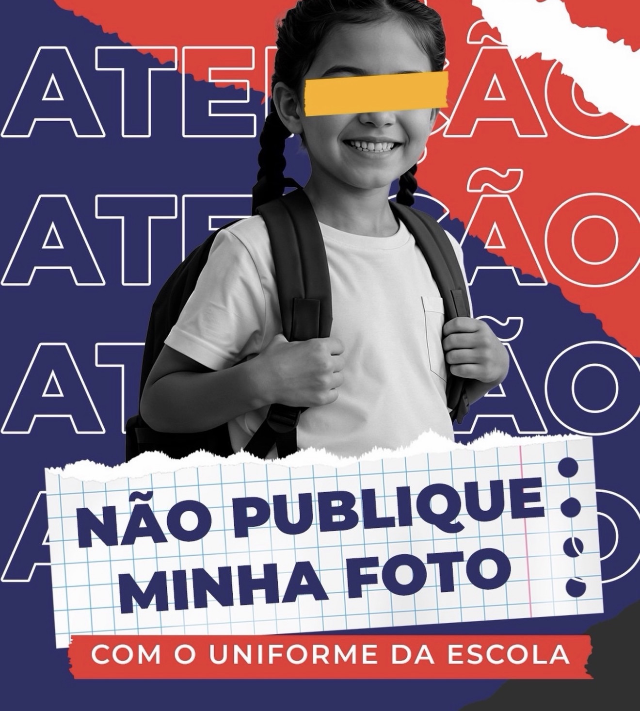 MPMG alerta pais para não publicarem fotos de crianças com uniforme escolar nas redes sociais