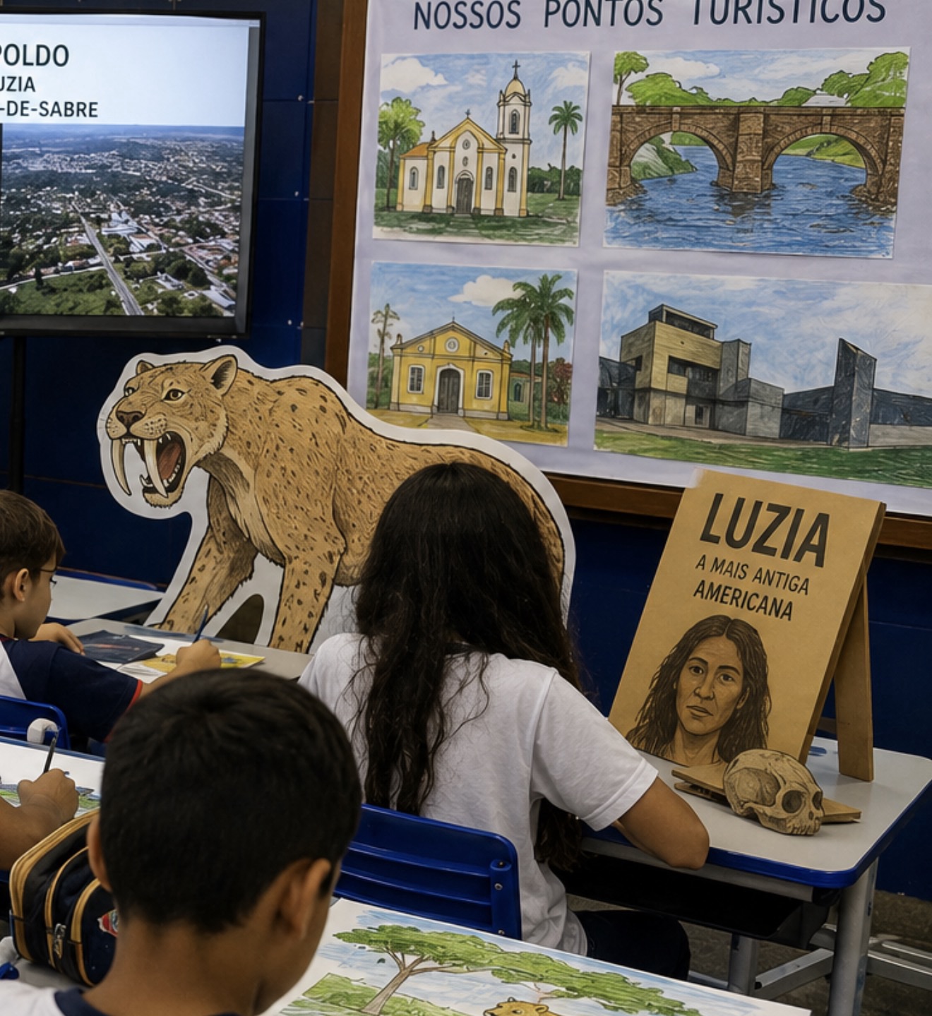 Alunos participam de projeto sobre turismo e patrimônio histórico em Pedro Leopoldo