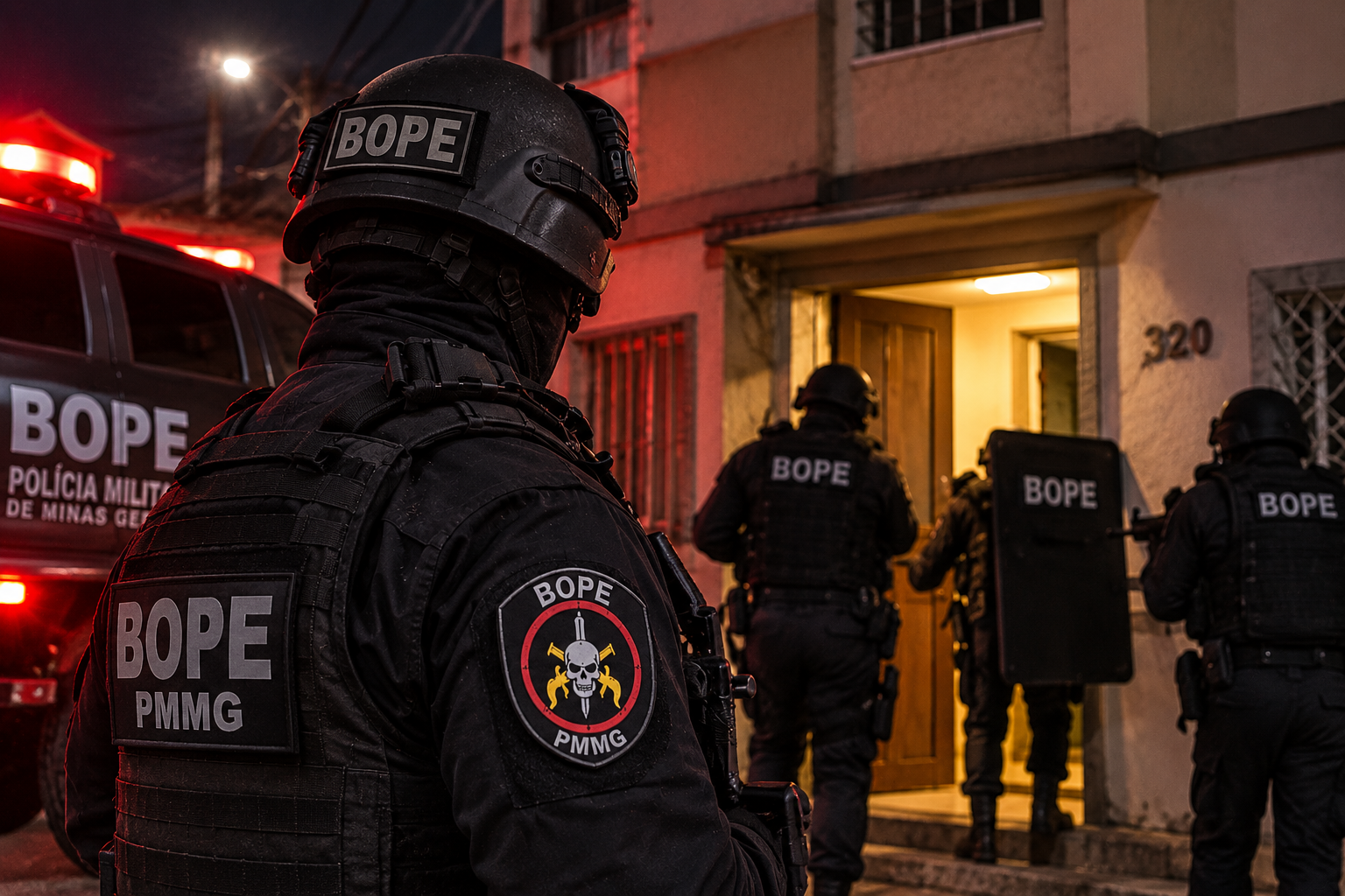 Homem invade casa da ex-companheira e mobiliza Bope durante horas em BH