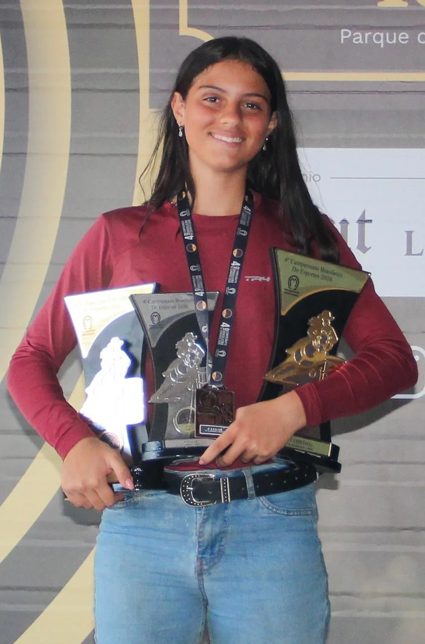 Aos 13 anos, atleta de Pedro Leopoldo faz história no Mangalarga Marchador