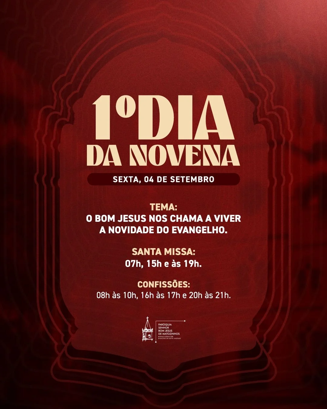 Começa a hoje a novena do Jubileu do Senhor Bom Jesus de Matozinhos