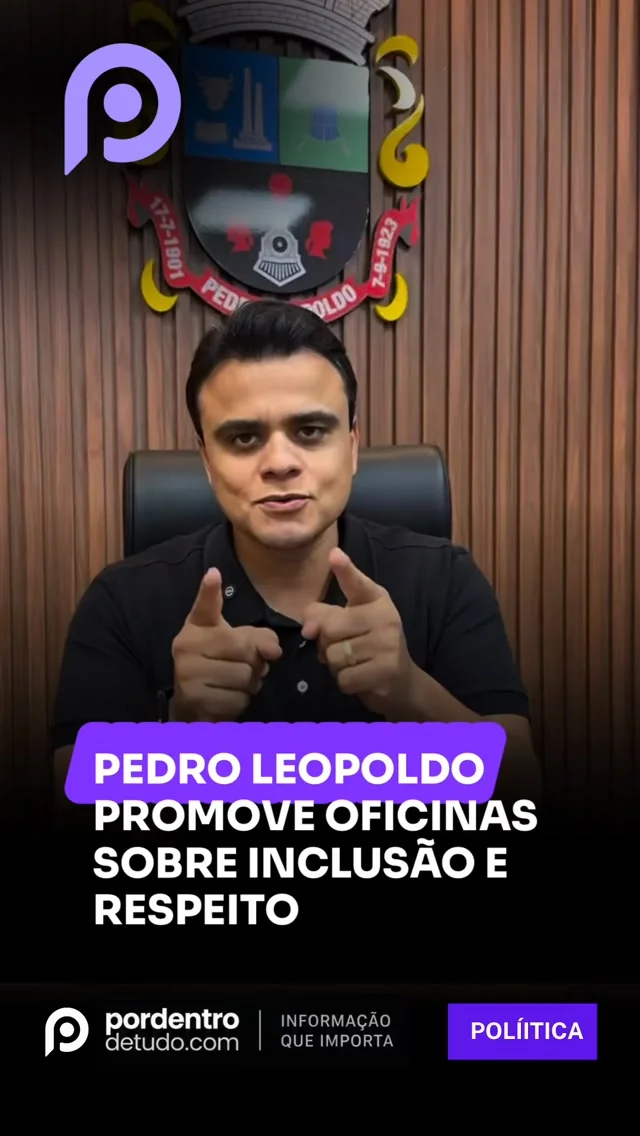 VÍDEO: Prefeitura de Pedro Leopoldo promove projeto sobre inclusão e respeito
