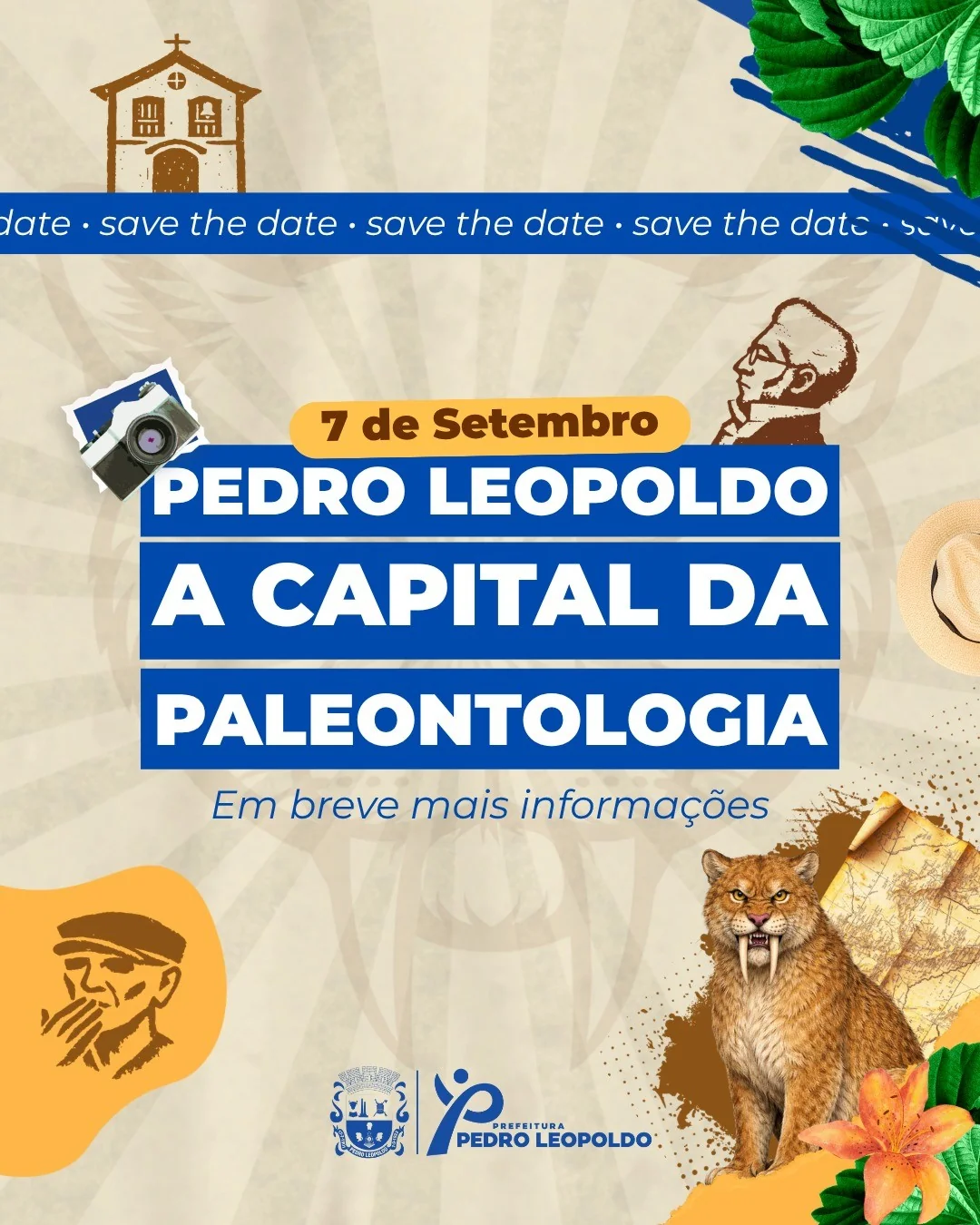 Pedro Leopoldo celebra 7 de Setembro com desfile sobre a paleontologia
