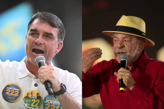 Flávio Bolsonaro ultrapassa Lula em pesquisa para o 2º turno