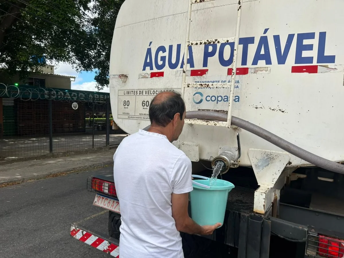 Copasa anuncia nova paralisação no abastecimento de água em BH