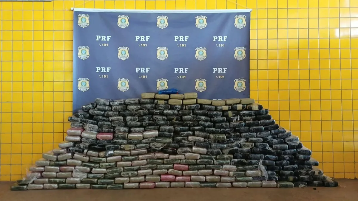 Motorista é preso com 210 kg de maconha na BR-040