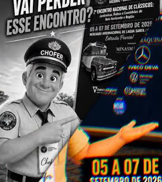 Encontro nacional reúne ônibus e caminhões clássicos em Lagoa Santa