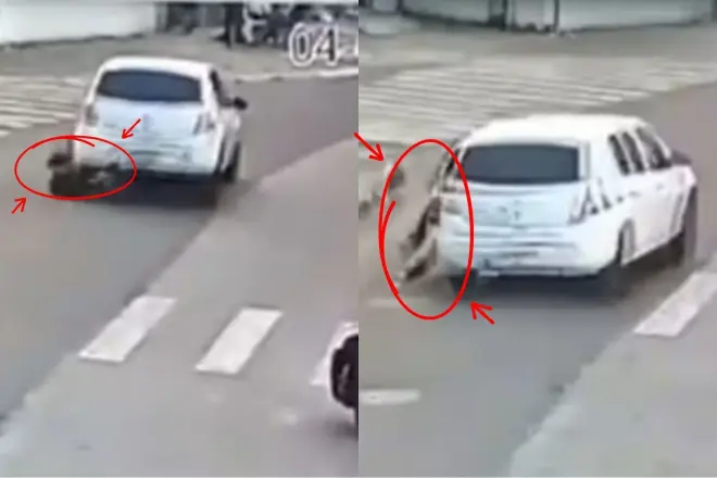 Motorista de aplicativo arrasta adolescente após fugir com troco