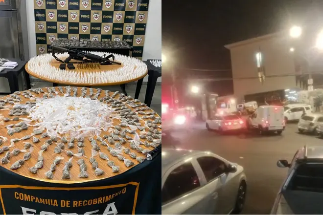 PM é baleado com a própria arma durante abordagem em BH